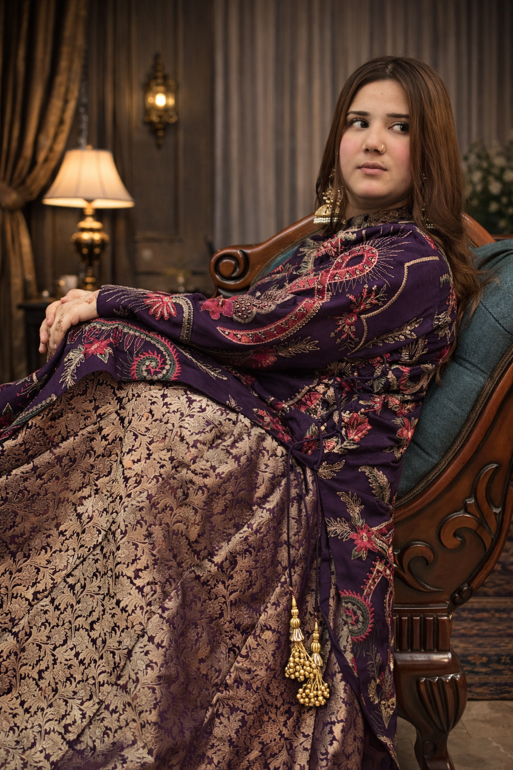 Elegant repose in vibrant luxury Elegant repose in vibrant luxury